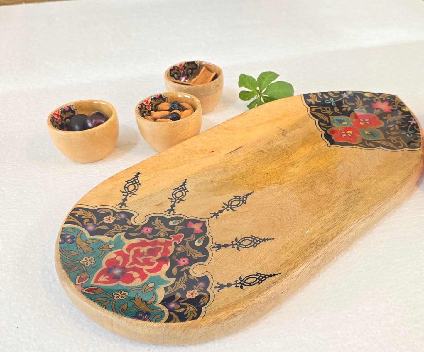 Sara Wooden Platter tray