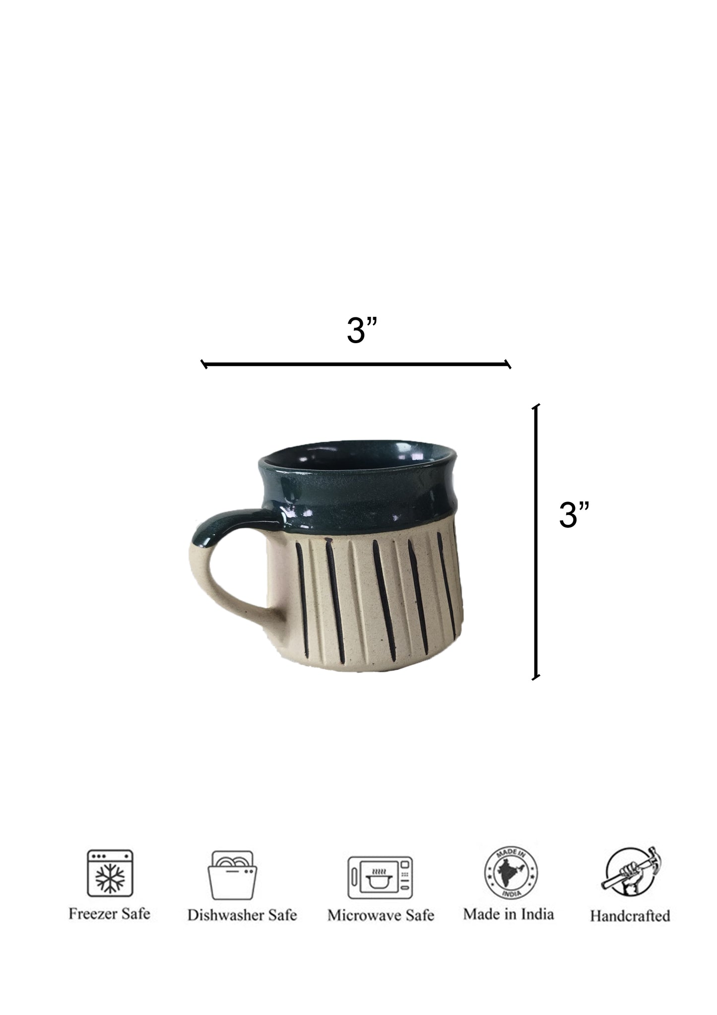 Earth Green Mugs set of 2