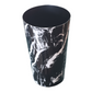 Black Marbello Metal Vase