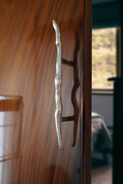 Linear Branch Wardrobe Door Handle-Door Handles & Knobs-Folkstorys